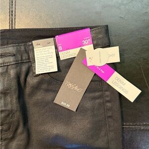 (Clearance) NWT Mossimo Black Denim Leggings Women’s Size 8